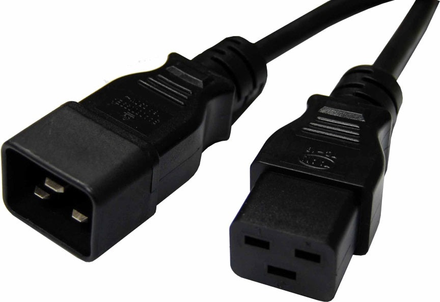 8Ware Power Extension Cable Lead 5m 15A IEC-C19 to IEC-C20 Male to Female for UPS PDU PC Servers Rack-mount Power Distribution Units 8Ware Power Extension Cable Lead 5m 15A IEC-C19 to IEC-C20 Male to Female for UPS PDU PC Servers Rack-mount Power Distribution Units